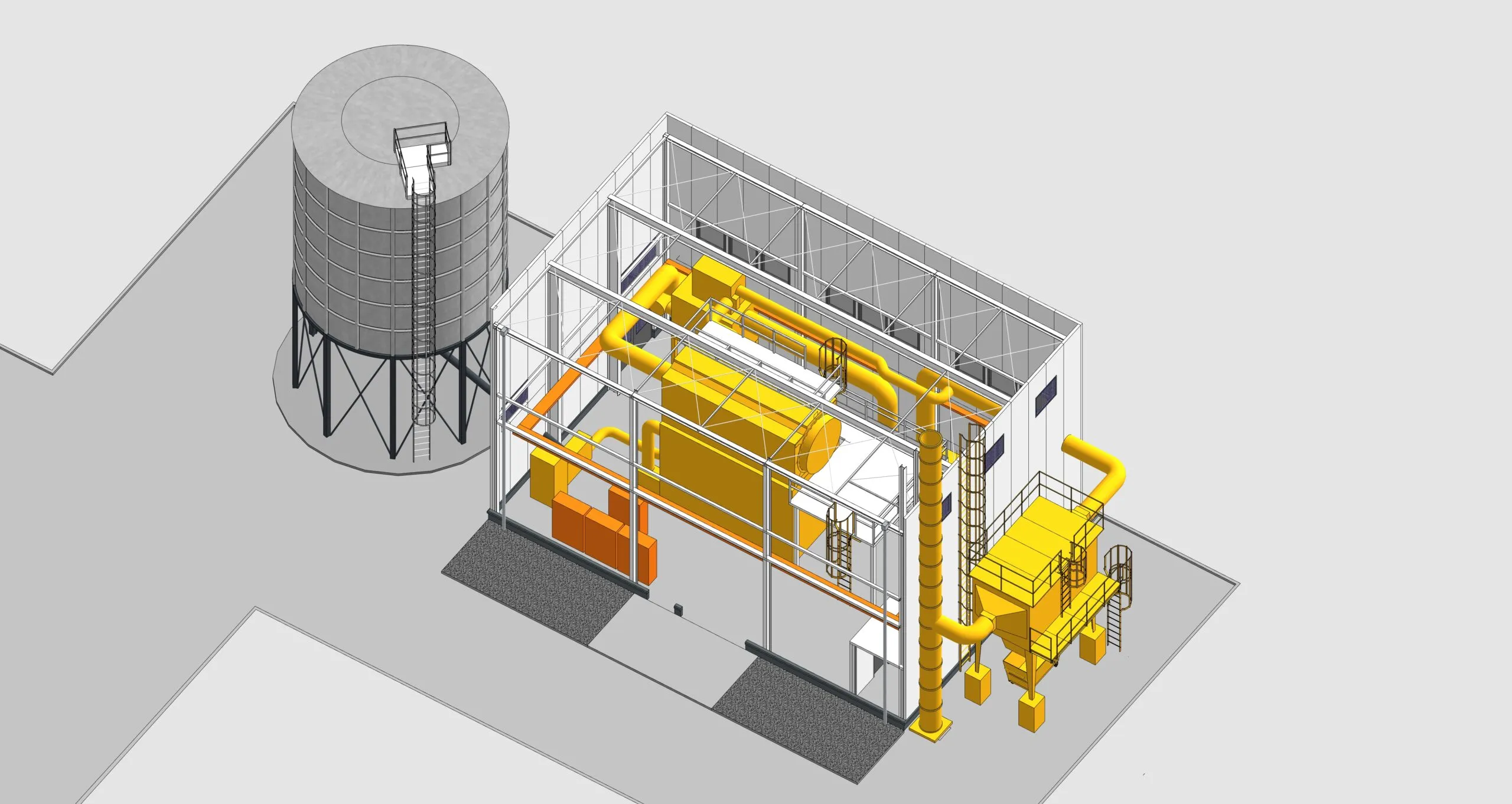 Kotłownia stałopalna na biomasę